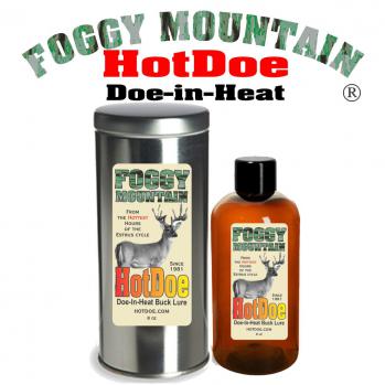 Foggy Mountain HotDoe Doe in Heat Buck Lure - 2, 4 & 8 oz