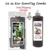 Wolf Urine 16oz ScentTag Combo- 4 Pack - Save $25